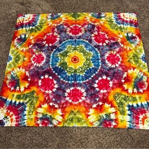 Handmade tie dyed tapestry